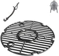 Grill Grate Parts for Char Griller Akorn Jr. Portable Kamado Ceramic Grill, Grill Parts for Char-Griller E86714, E6714, Replacement Parts for Chargriller Akorn Jr. Parts 6614 by BBQration