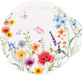 FOIMAS 50pcs Wildflower Paper Plates,7 Inch Spring Floral Disposable Plates Tableware Plate for Spring Summer Birthday Baby Shower Picnic Party Supply by FOIMAS