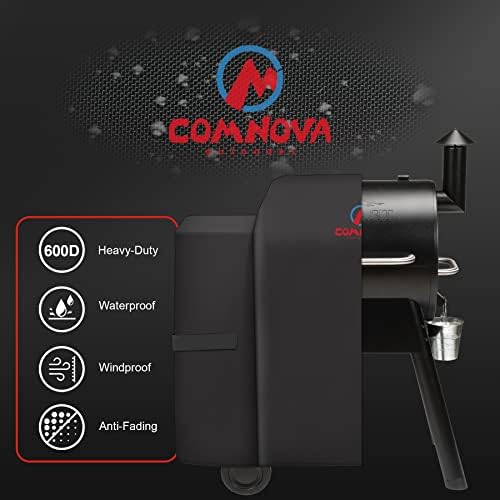 Comnova Grill Cover for Traeger Pro 22 & 575 Series - 600D Wood Pellet Smoker Cover for Traeger Waterproof & Heavy Duty, Premium Pellet BBQ Cover for Treager Pro 22 / Pro 575, Z Grills 550B and More - Image 3