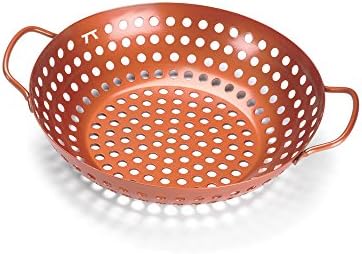 Outset QN70 Round Grill Wok, Copper Non-Stick by Outset