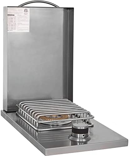 Blaze Grills 12,000 BTU Built-In Stainless Steel LTE Single Side Burner for Outdoor Grill, Natural Gas by Blaze