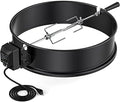 onlyfire Black Coated Steel Charcoal Kettle Rotisserie Ring Kit by onlyfire