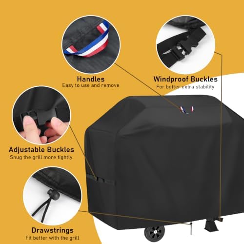 Grill Cover for COWSAR 2-Burner Propane Grill,BBQ Grill Covers - Image 3