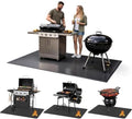 72"×48" Large Under Grill Mats for Outdoor Grill,Deck,Patio,Porch and BBQ Mat, Fireproof Oil and Waterproof Protective Mat, Outdoor BBQ Fire Pit Fireplace Mat, Non-Slip by AIZEUSS