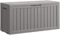 Outdoor Storage Waterproof Deck Box for Patio (80 Gallon, Grey) by Unknown