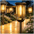 Tenmiro Solar Pathway Lights Outdoor 4 Pack, Bright Solar Garden Lights by Tenmiro