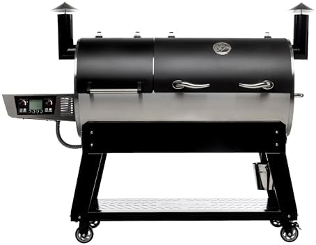 recteq DualFire 1200 Wood Pellet Smoker Grill, Wi-Fi Electric Pellet Grills, Dual Chambers for Hot and Fast + Low and Slow Cooking by recteq