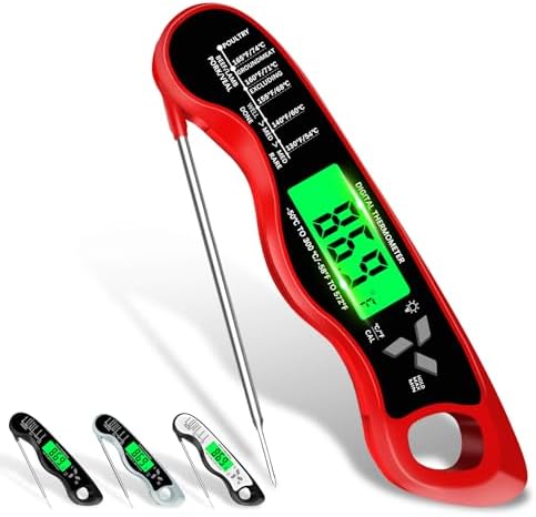 Cooking Thermometer，IP67 Waterproof Meat Thermometer Digital by Unknown