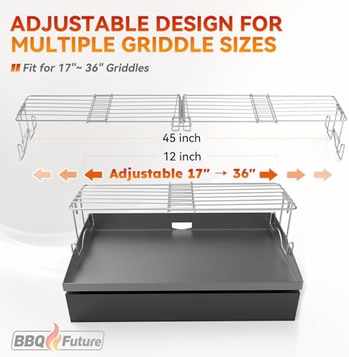 Griddle Warming Rack for Blackstone, Adjustable Griddle Accessories - Image 2