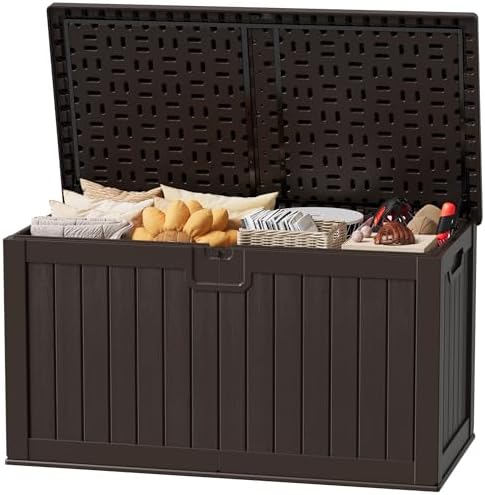 JUMMICO HDPE 250 Gallon Deck Box Double-Wall with Divider by JUMMICO