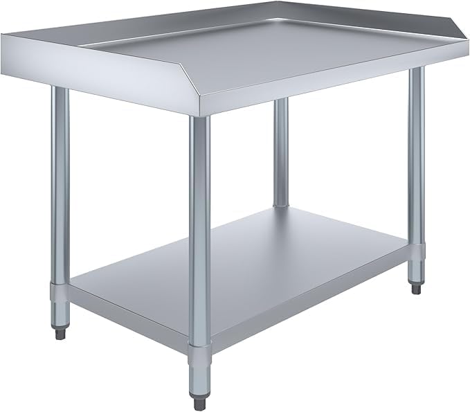 36" x 24" Stainless Steel Equipment Stand with Undershelf NSF by ExpressKitchQuip