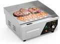 Bonnlo 14 Inch 1500W Commercial Griddle with Stainless Steel Countertop, Flat Griddle, 122-572℉ Adjustable Temp Control of Electric Flat Top Grill for Cheese 、Steak and Egg, Home & Restaurant Use by Bonnlo