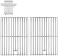 17" Grill Grates for Nexgrill 4-Burner 720-0830H 720-0783E Nexgrill Replacement Parts 5 Burner 720-0888N 720-0888 720-0697, Cooking Grate Grill Parts for Kenmore, Uniflame and More by BBQration