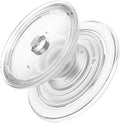 Sinjimoru Magnetic Phone Grip for MagSafe, Soft Silicone, Crystal Clear by Sinjimoru