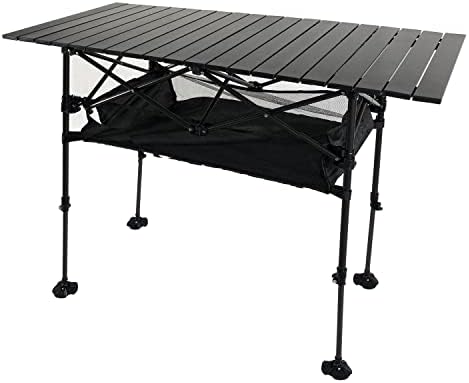 LEADALLWAY Adjustable Aluminum Camping Table 47" L x22 W - Image 5