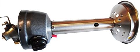 Hiland TTHP-CV-HS, Propane Table Top Relpplacement Burner, Fitted, Hammered Silver by AZPatioHeatersLLC