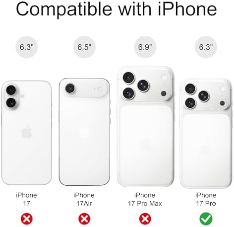 for iPhone 17 Pro Case, Magnetic Matte Frosted Dual-Layer Striped Phone Case for Women, Retro Aesthetic Cover Compatible with Mag Safe Accessories - Sunset Coast - Image 3