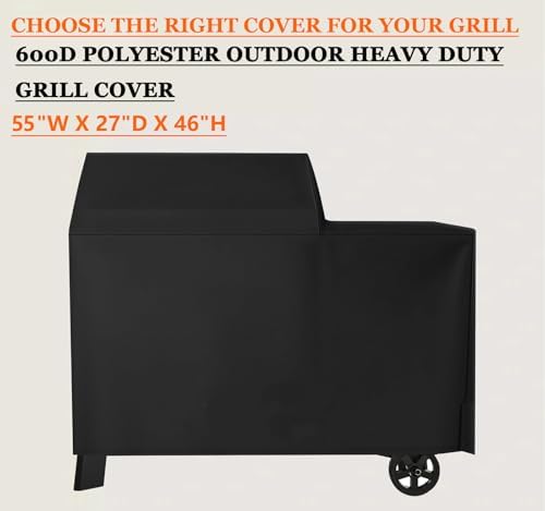 Grill Cover for Traeger Grills BAC761 Woodridge Pellet Grill and Smoker TFB86MLH All Weather 600D Waterproof Grill Cover,Traeger Woodridge Cover - Image 4