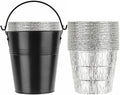 15-Pack Liners & Replacement Traeger HDW152 Drip Grease Bucket for Traeger 20/22/34, Pit Boss, etc Pellets Smoke (Black 15) by ProfessionalGrillpartsLiving