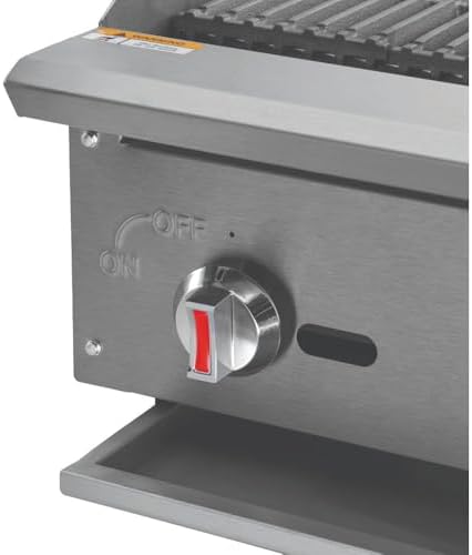 Kratos 24" Commercial Gas Radiant Charbroiler with Custom Open-Base - Image 5