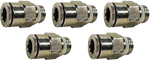 Misting Fittings (3/8 '' Male Thread to 3/8'' Push Lock Tube)-Pack of 5 by Mistcooling
