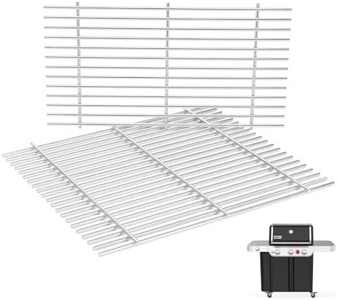 QuliMetal 18.75" Grill Grates for Weber Genesis II 300 and II LX 300 Series by QuliMetal