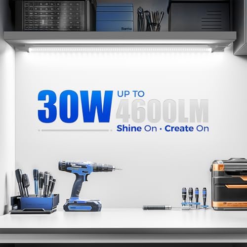 Barrina T8 LED Shop Lights, 3FT 30W 4600LM 5000K, High Output Tube, 6 Packs - Image 2