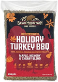 Bear Mountain Maple, Hickory & Cherry Pellets for Smoker & Grill, 20lb Bag by BearMountainBBQ