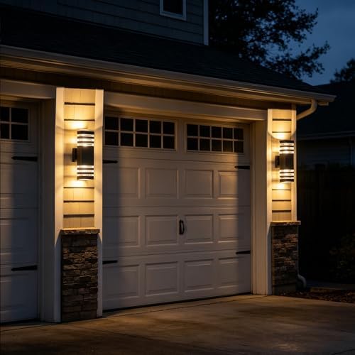 Black Outdoor Lights for House Waterproof Modern Exterior Lighting Fixtures - Image 5