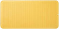 MicoYang Silicone Dish Drying Mat for Multiple Usage,Easy clean,Eco-friendly,Heat-resistant Silicone Mat for Kitchen Counter or Sink,Refrigerator or Drawer Liner Yellow 5XL 36inches x 18inches by MicoYang