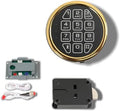 Electronic Safe Lock Kit Replacement with Digital Keypad and Solenoid Lock by Lfhelper