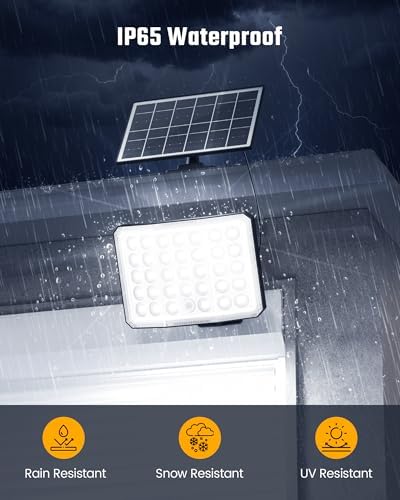 Solar Lights Outdoor, Solar Dusk to Dawn Light 3000 Capacity,1-Pack - Image 6
