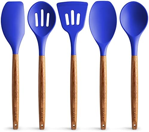 Zulay Kitchen 5 Piece Silicone Utensil Set by ZulayKitchen