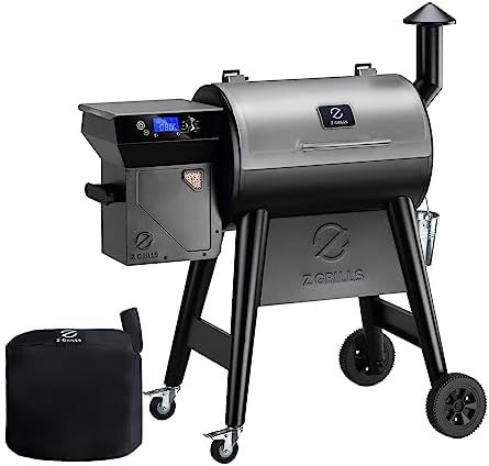 Z GRILLS 8-in-1 Pellet Smoker Grill with PID 3.0, 459 Sq.In Cooking Area by ZGRILLS