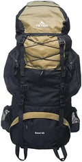 Teton 65L Scout Internal Frame Backpack for Hiking, Camping, Backpacking, Travel, Rain Cover Included, Buck Brown by Teton