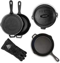 Pit Boss 6 Piece Cast Iron Starter Kit, Black by PitBoss%C2%AEGrills