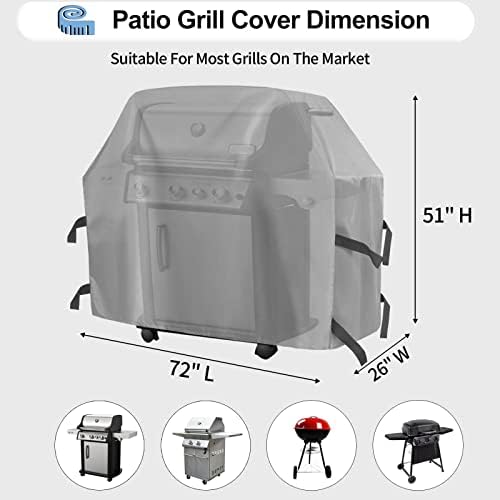 OutdoorLines Waterproof Heavy Duty BBQ Grill Cover - Image 2