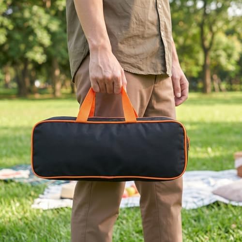 BBQ Tool Bag Portable Grill Utensil Organizer 14.76 Inch Oxford Tote - Image 5