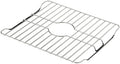 SunnyPoint 304 Stainless Steel Sink Protector Rack – Rust-Resistant Grid for Kitchen Sink Bottom, Scratch Prevention, Drainage Support, Fits Sinks 16.15" x 12.4", Center Drain Hole Required by SunnyPoint