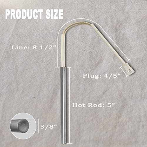 Replacement Hot Rod Ignitor Kit, Compatible with Louisiana Wood Pellet Grill,120V 300W 215L - Image 3