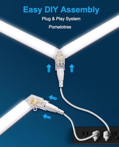 Hexagon Garage Lights: Hexagon led Gym Lights 40000LM DIY LED Shop Light - Image 4
