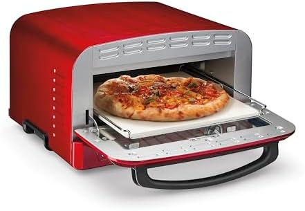 Cuisinart Indoor Pizza Oven – Bake 12” Pizzas in Minutes – Portable Countertop Pizza Oven – Pomodoro Red Stainless Steel - CPZ-120R - Image 2
