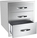 Outdoor Kitchen Drawers 14" W x 21" H x 23" D Stainless Steel by YourFriends