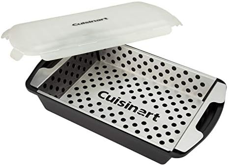 Cuisinart CMT-200 Marinade and Grilling Basket Set, Stainless Steel by Cuisinart