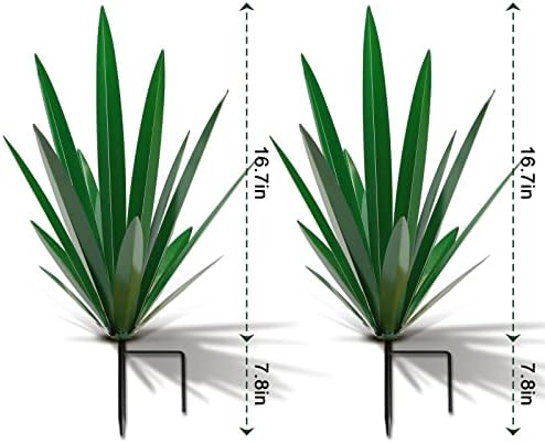 Homight Metal Tequila Country Sculpture DIY Tequila Plant Home Decor Country Tequila Garden Ornament Indooutdoor Statuette Patio Lawn Patio Stake Decoration Gift to The Garden - Image 2