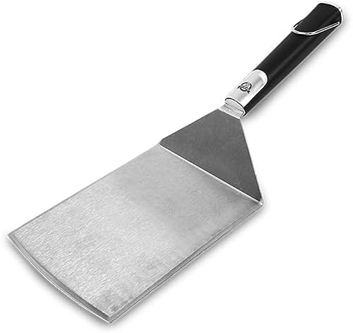 Pit Boss Grills Soft Touch Big Head Spatula, Black/Silver large by PitBoss%C2%AEGrills