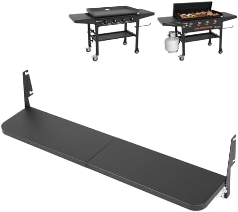 Utheer Front Shelf for Blackstone 36 Inch Griddle, Folding BBQ Prep Table by Utheer