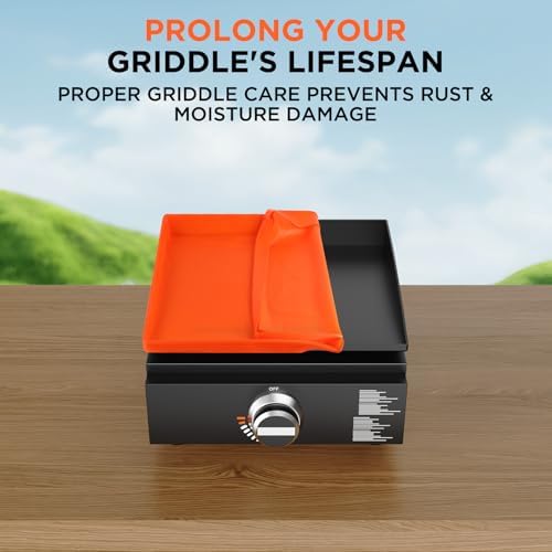 17" Silicone Griddle Mat for Blackstone 17 Inch Grill, Heavy Duty Food Grade Silicone Griddle Cover, Protect Your Grill from Dirt & Rust All Year Round - Image 7