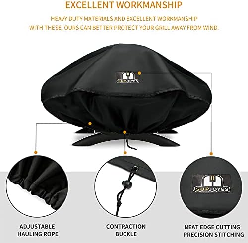Grill Cover for Weber Q1200, Q1000 and Q100 Series Grills - Image 5