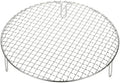 uxcell 11.5 Inch Round Cooking Rack, Stainless Steel Canning Racks with Legs, Barbecue Mesh Grill for Baking Cooling Steaming Cookware by uxcell
